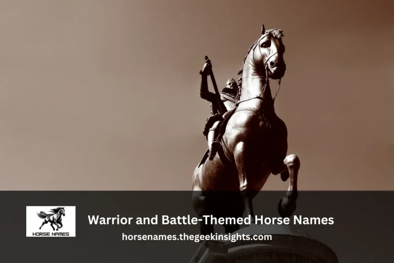 Warrior and Battle-Themed Horse Names