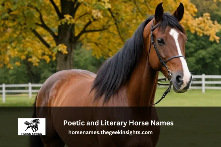 Poetic and Literary Horse Names