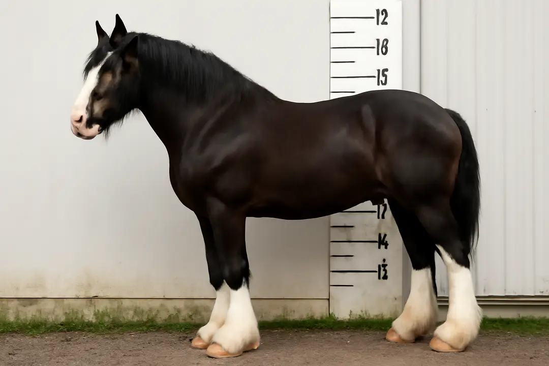 shire horse height
