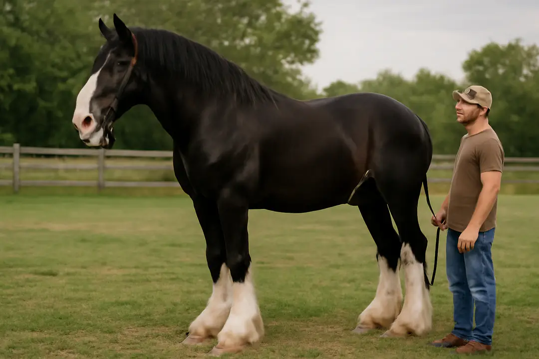 shire horse size