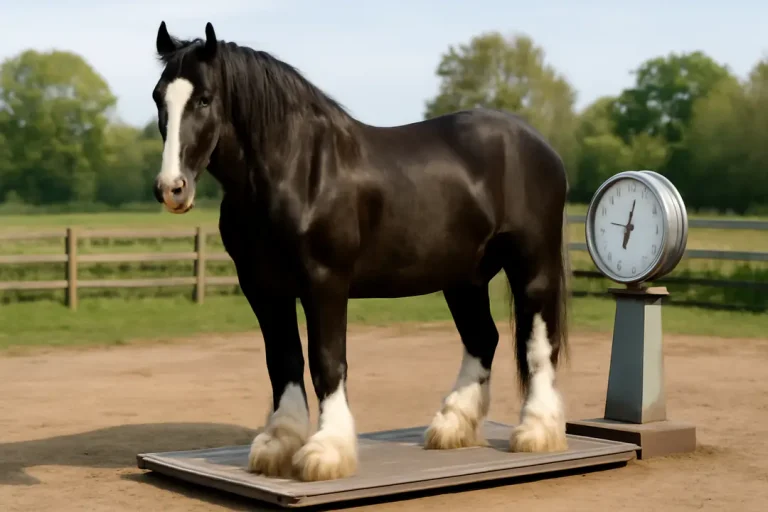 shire horse weight