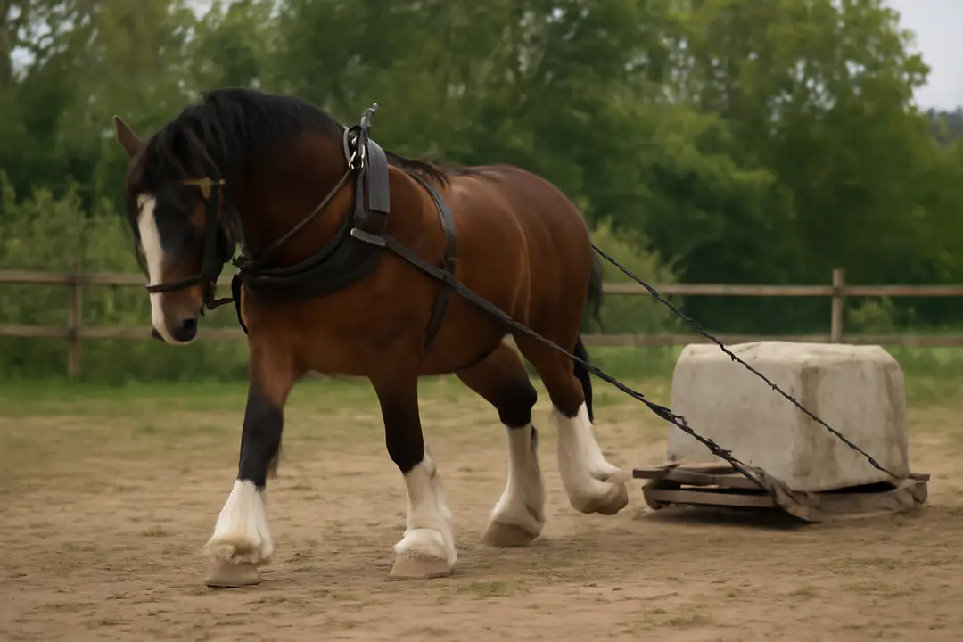 how strong is a shire horse
