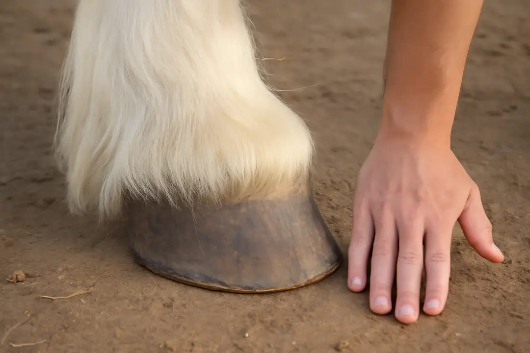 shire horse hoof size