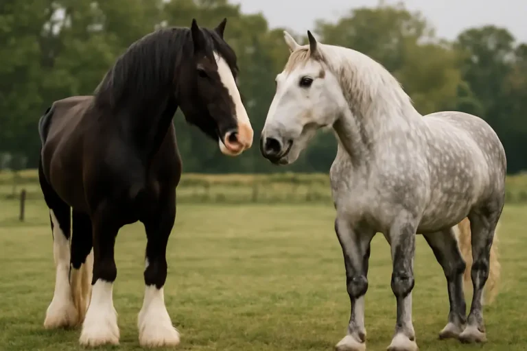shire horse vs percheron