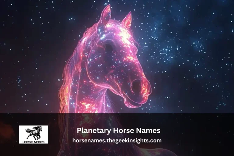 Planetary Horse Names