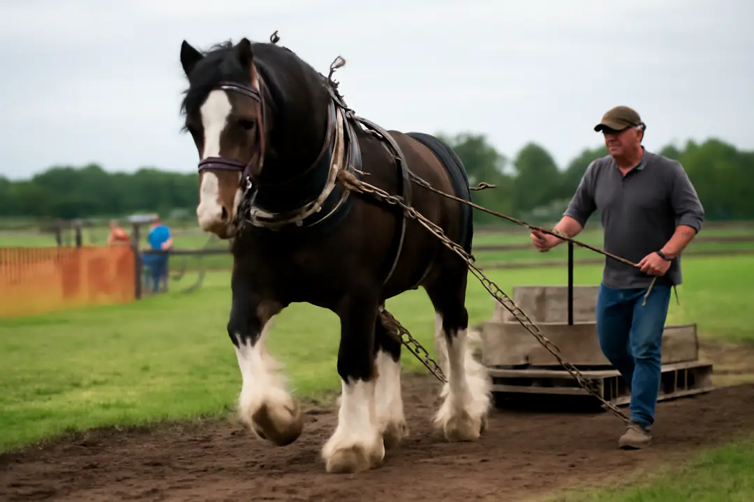 shire horse pulling competitions