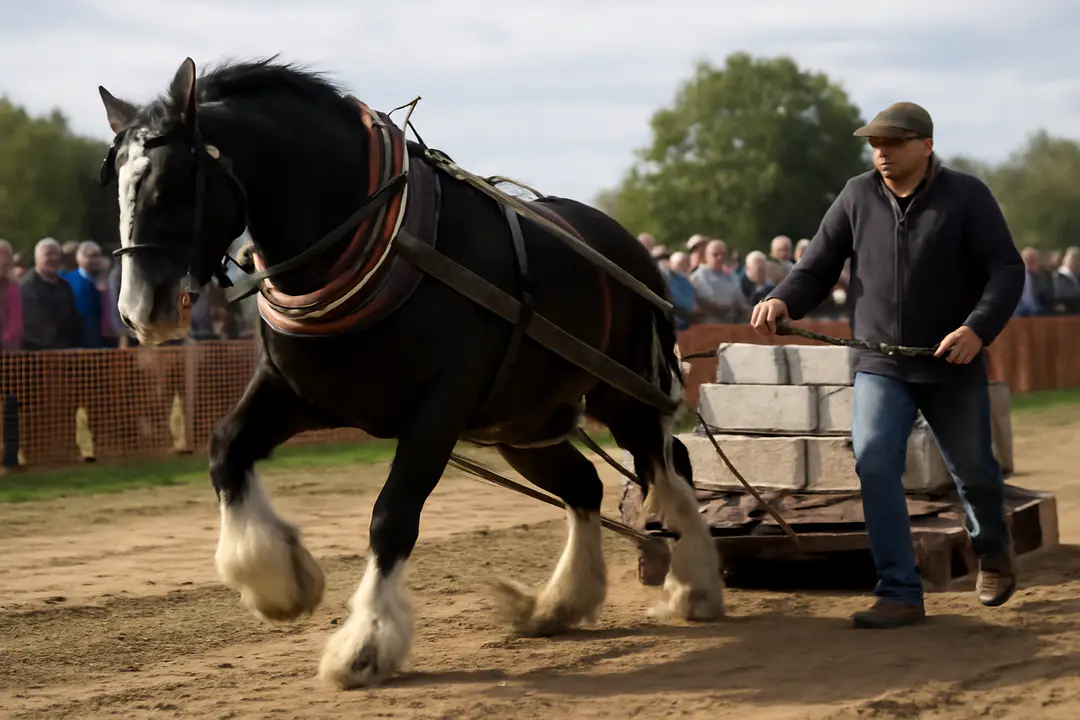 shire horse pulling competitions