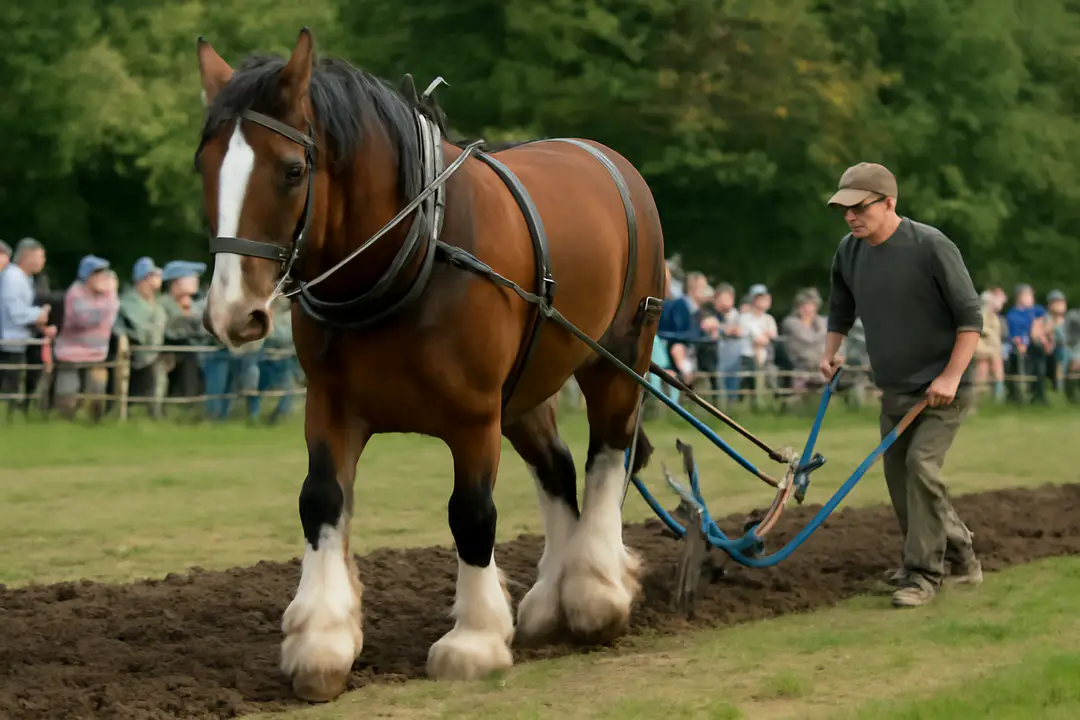 shire horse work demos